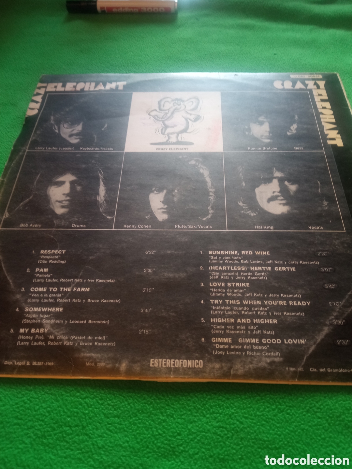 Discos de vinilo: Crazy Elephant - Same - Foto 2