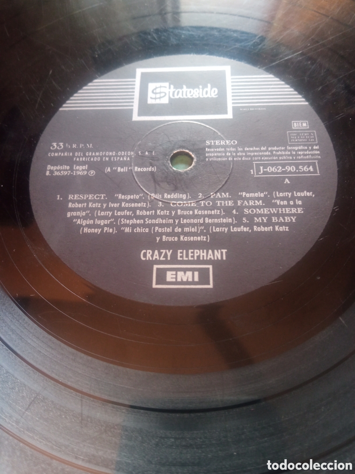 Discos de vinilo: Crazy Elephant - Same - Foto 3