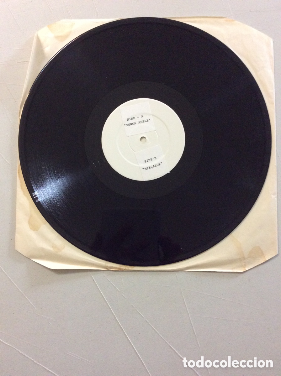Discos de vinilo: Manu Dibango featuring MC Mell &ldquo;O&rdquo;. Senga Abele. Min&ccedil;alor. - Foto 2