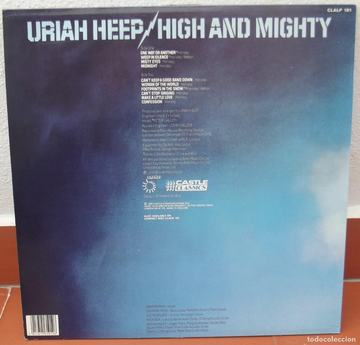 Discos de vinilo: LP Uriah Heep high and mitghty - Foto 2