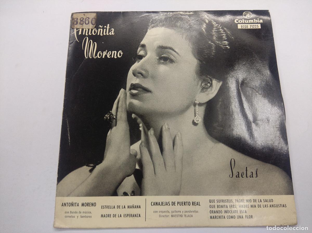 Discos de vinilo: ANTO&Ntilde;ITA MORENO/QUE SUFRISTEIS/SINGLE. - Foto 1