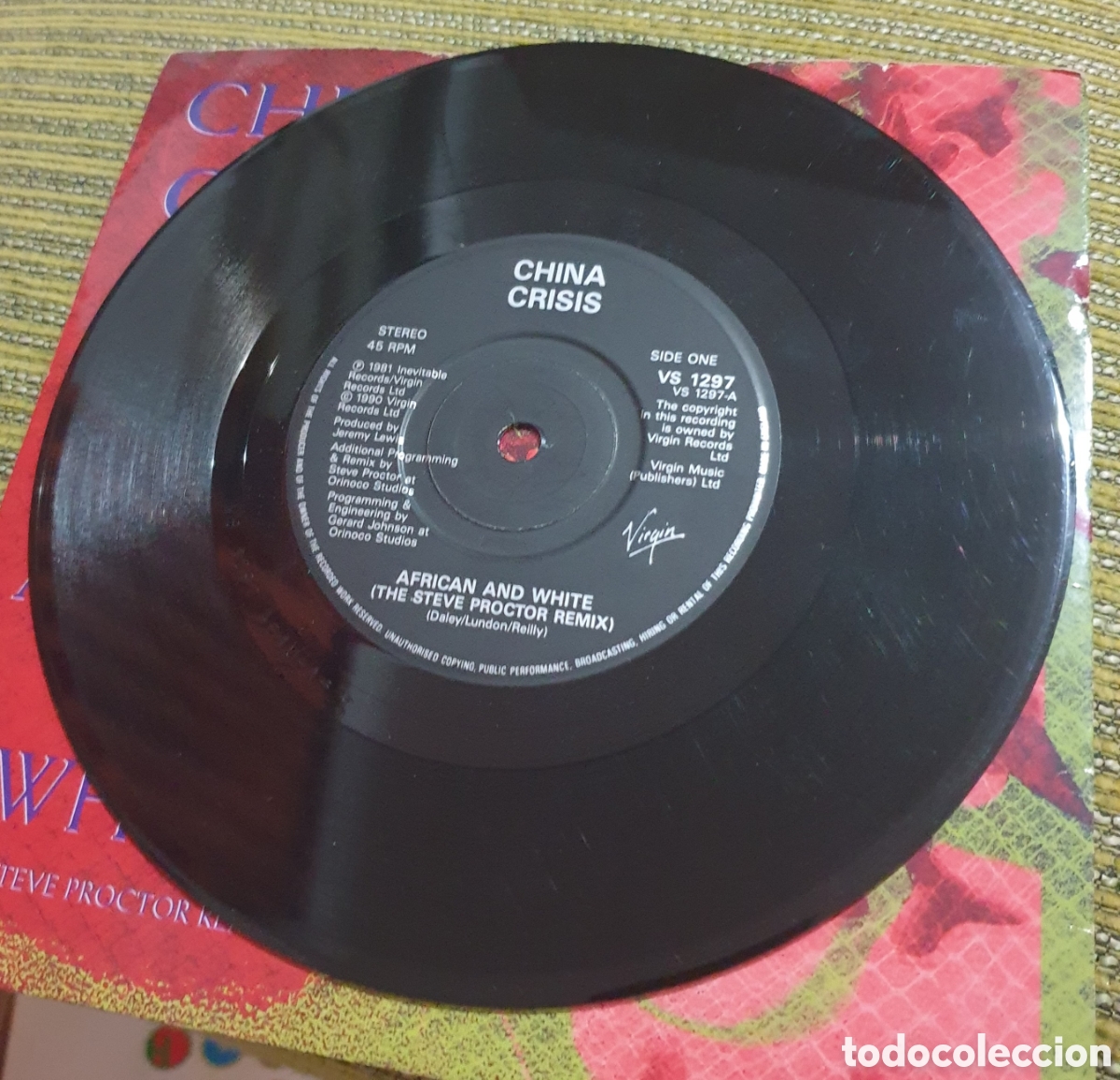 Discos de vinilo: China crisis - african and white - Foto 2