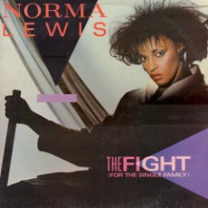 Discos de vinilo: NORMA LEWIS - THE FIGHT (FOR THE SINGLE FAMILY) / MAXISINGLE ERC DE 1984 RF-14740. Lote 375760814