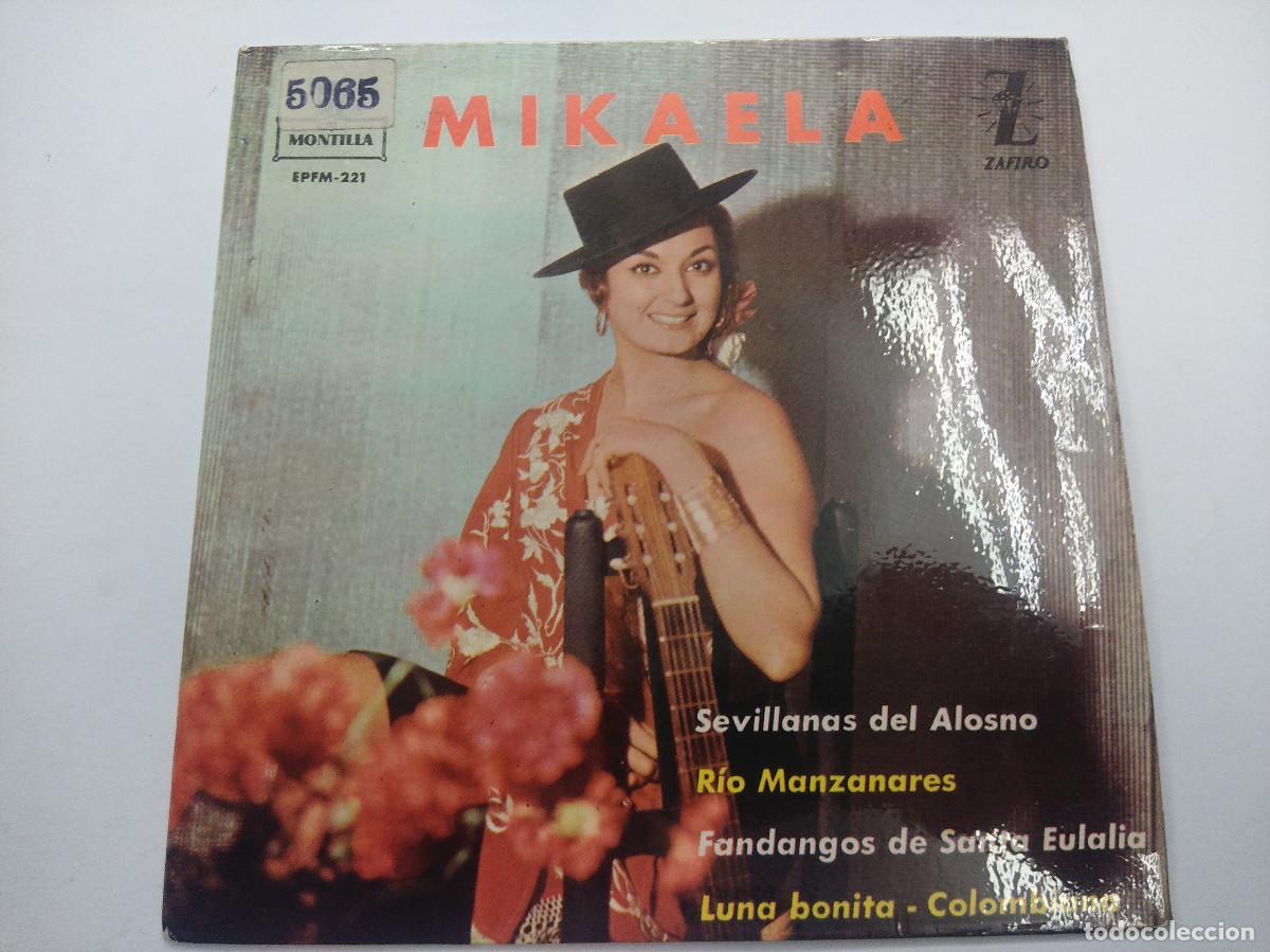 Discos de vinilo: MIKAELA/SEVILLANAS DEL ALOSNO/SINGLE. - Foto 1