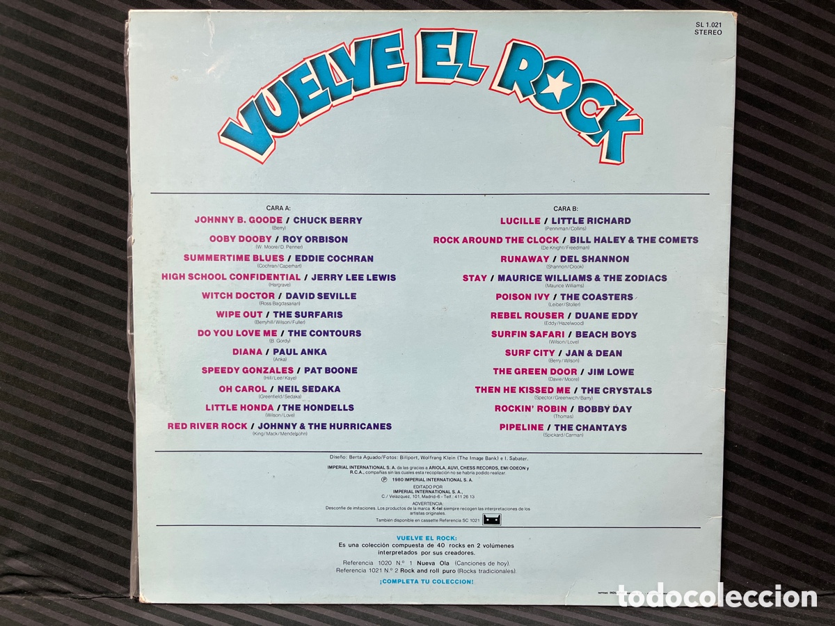Discos de vinilo: Various - Vuelve El Rock - Volumen 2 (LP, Comp) - Foto 2