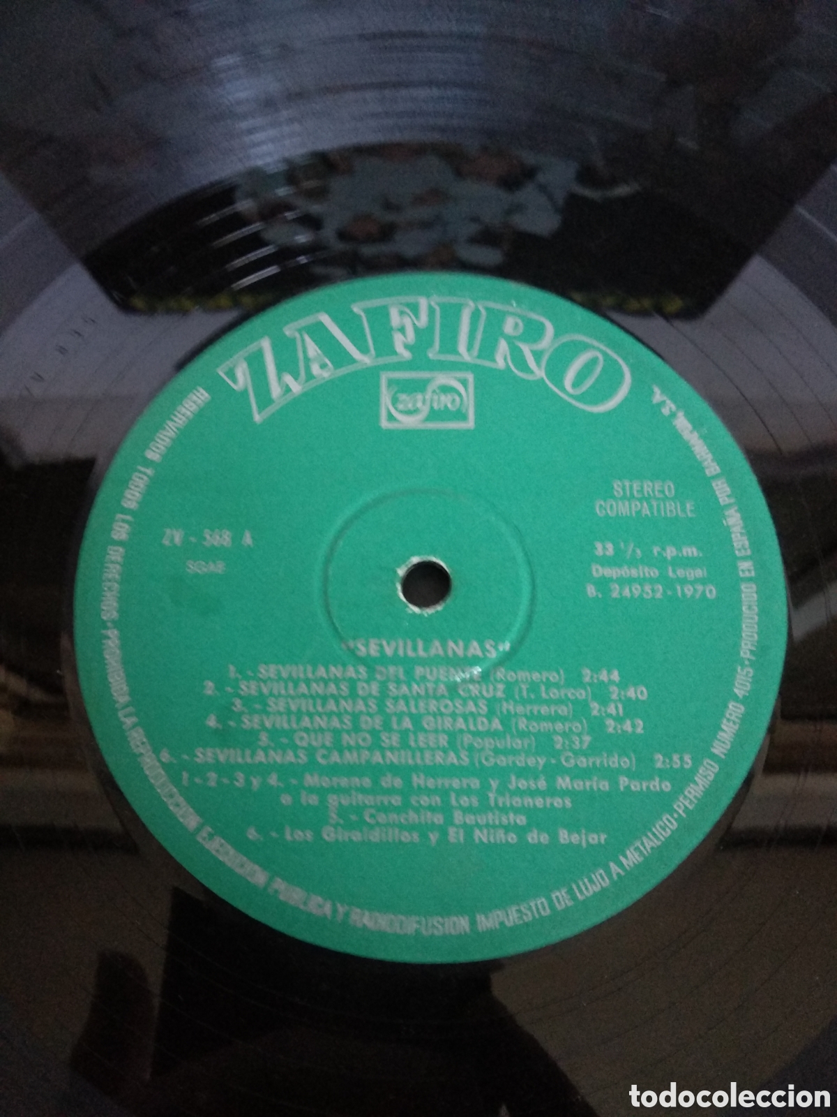 Discos de vinilo: COMPARSA GADITANA, SPAIN, ZAFIRO, 1970 - Foto 3