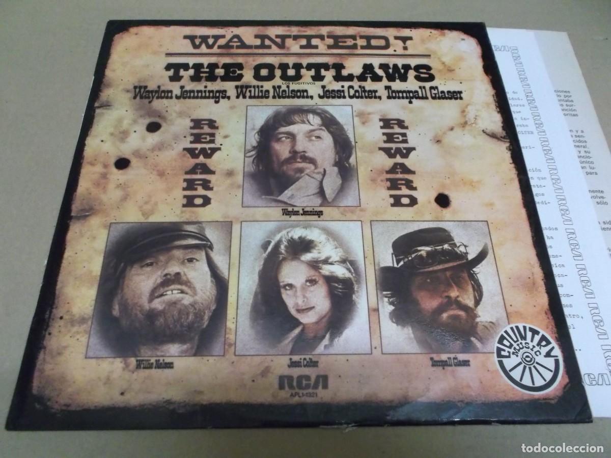Discos de vinil: THE OUTLAWS AÑO (LP) (VER FOTO CONTENIDO COMPLETO) AÑO 1976 - HOJA INTERIOR + HOJA PROMOCIONAL