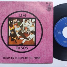 Discos de vinilo: LOS PASOS - 45 SPAIN - MINT * LLUVIA EN LA ESTACION / EL PIANO * 1968. Lote 375843654