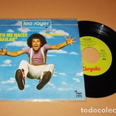 Discos de vinilo: LEO SAYER - YOU MAKE ME FEEL LIKE DANCING / TU ME HACES BAILAR - SINGLE - 1976 - NUEVO. Lote 375858619