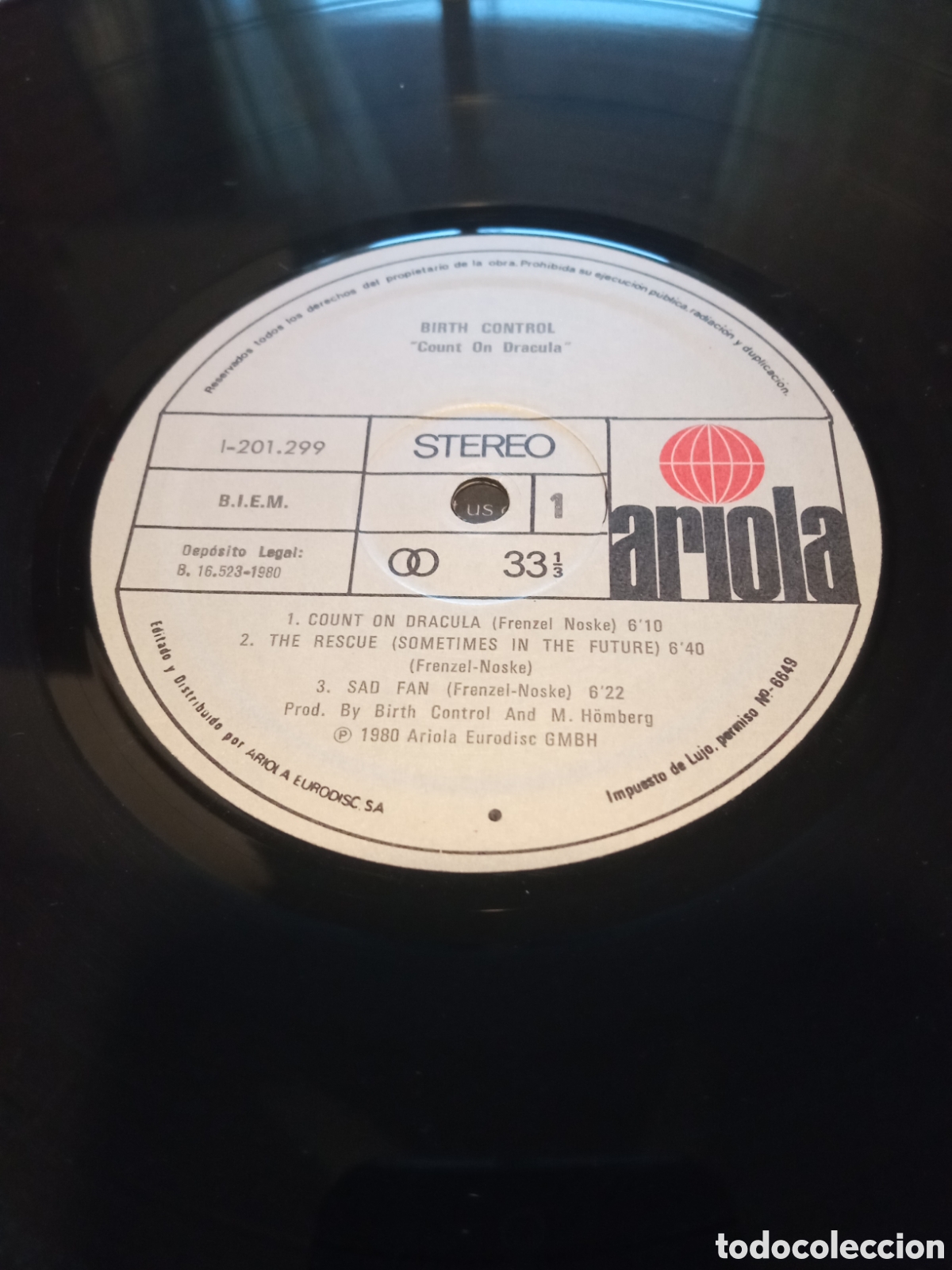 Discos de vinilo: Birth Control - Count on Dr&aacute;cula - Foto 5