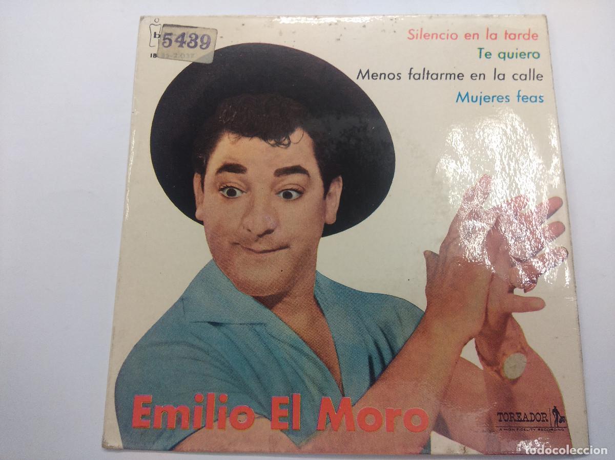 Discos de vinilo: EMILIO EL MORO/SILENCIO EN LA TARDE/SINGLE. - Foto 1