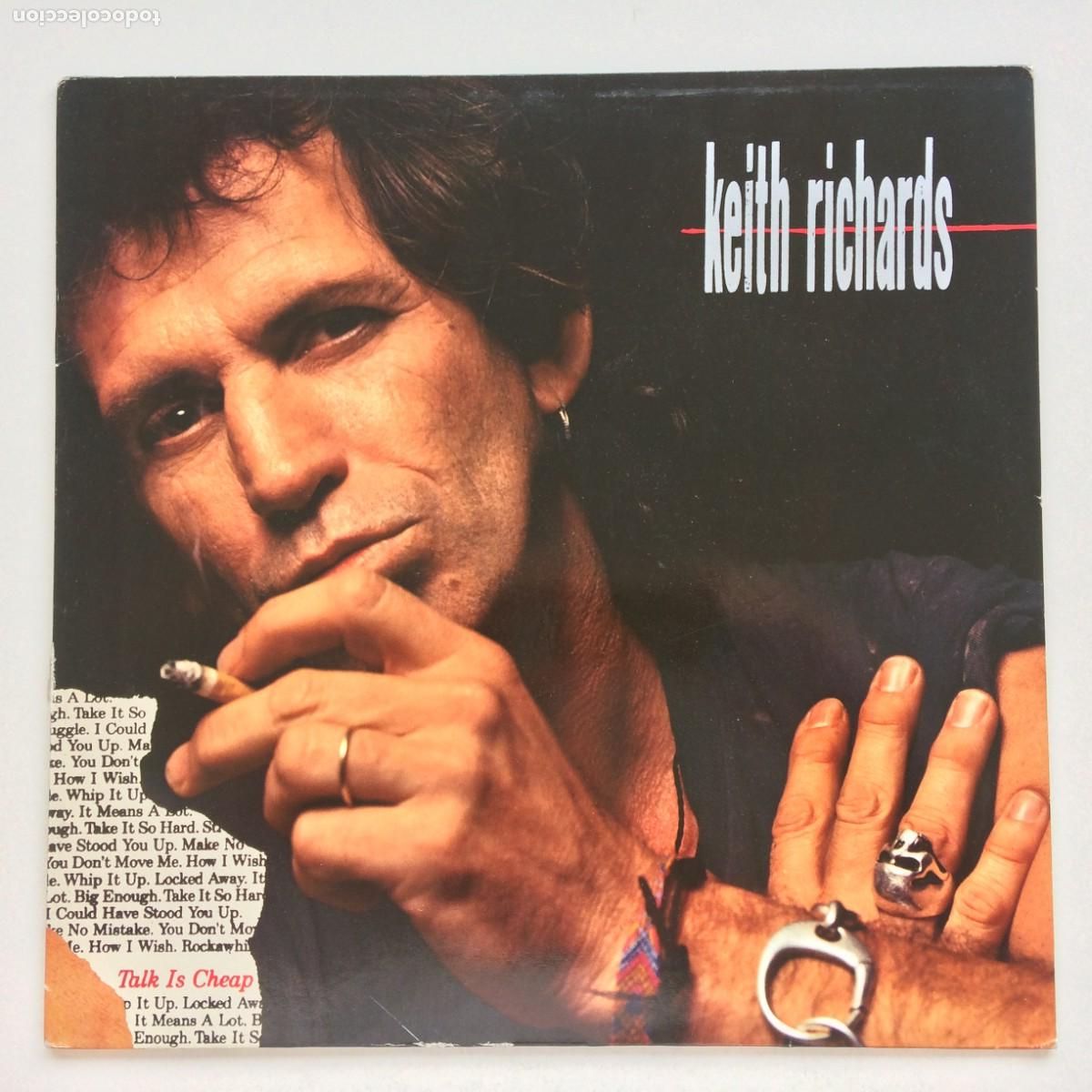 Discos de vinilo: Keith Richards &lrm;&ndash; Talk Is Cheap , Germany 1988 Virgin* - Foto 1