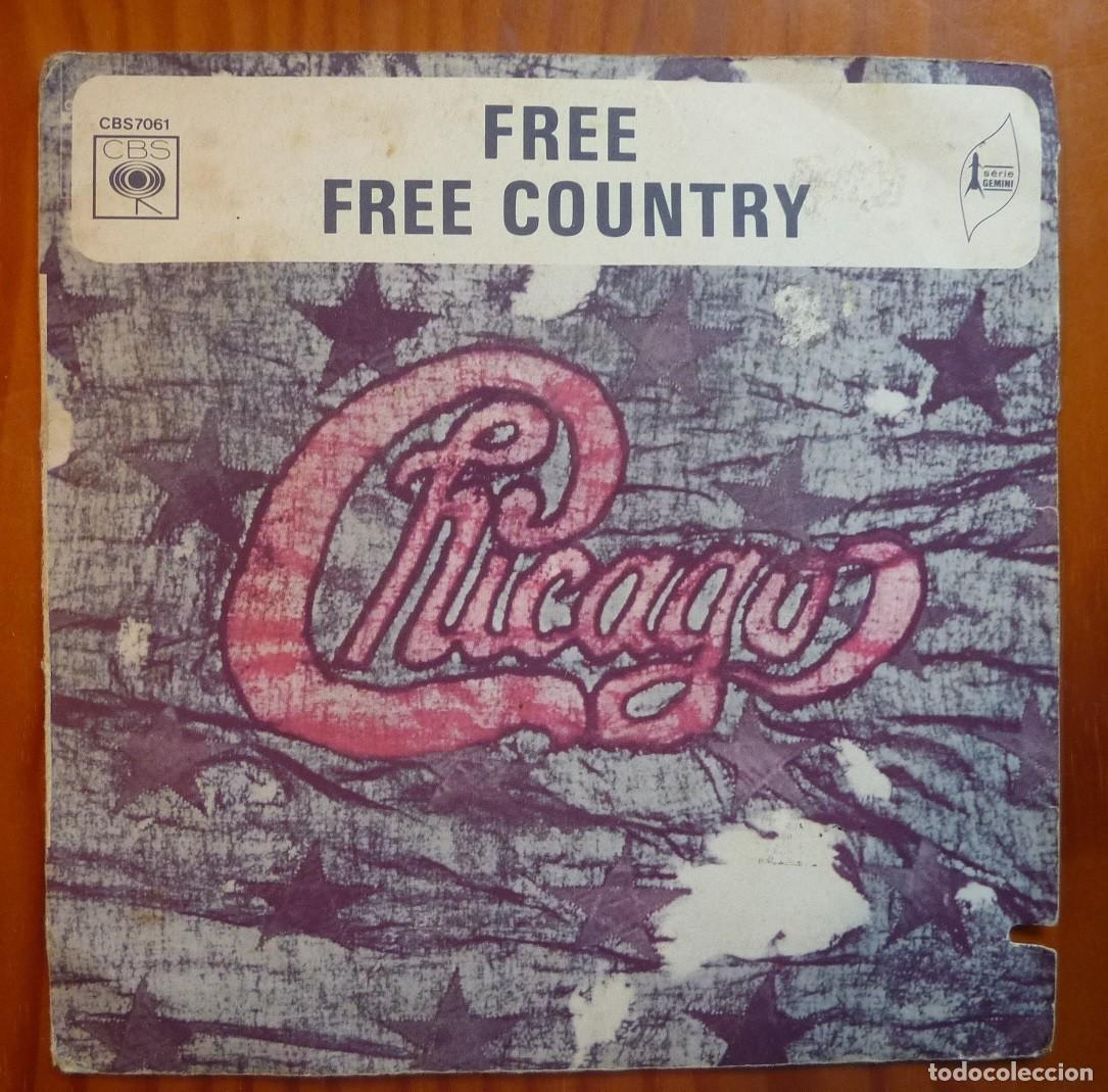 Discos de vinilo: CHICAGO / FREE / 1980 / FRANCIA / SINGLE - Foto 1