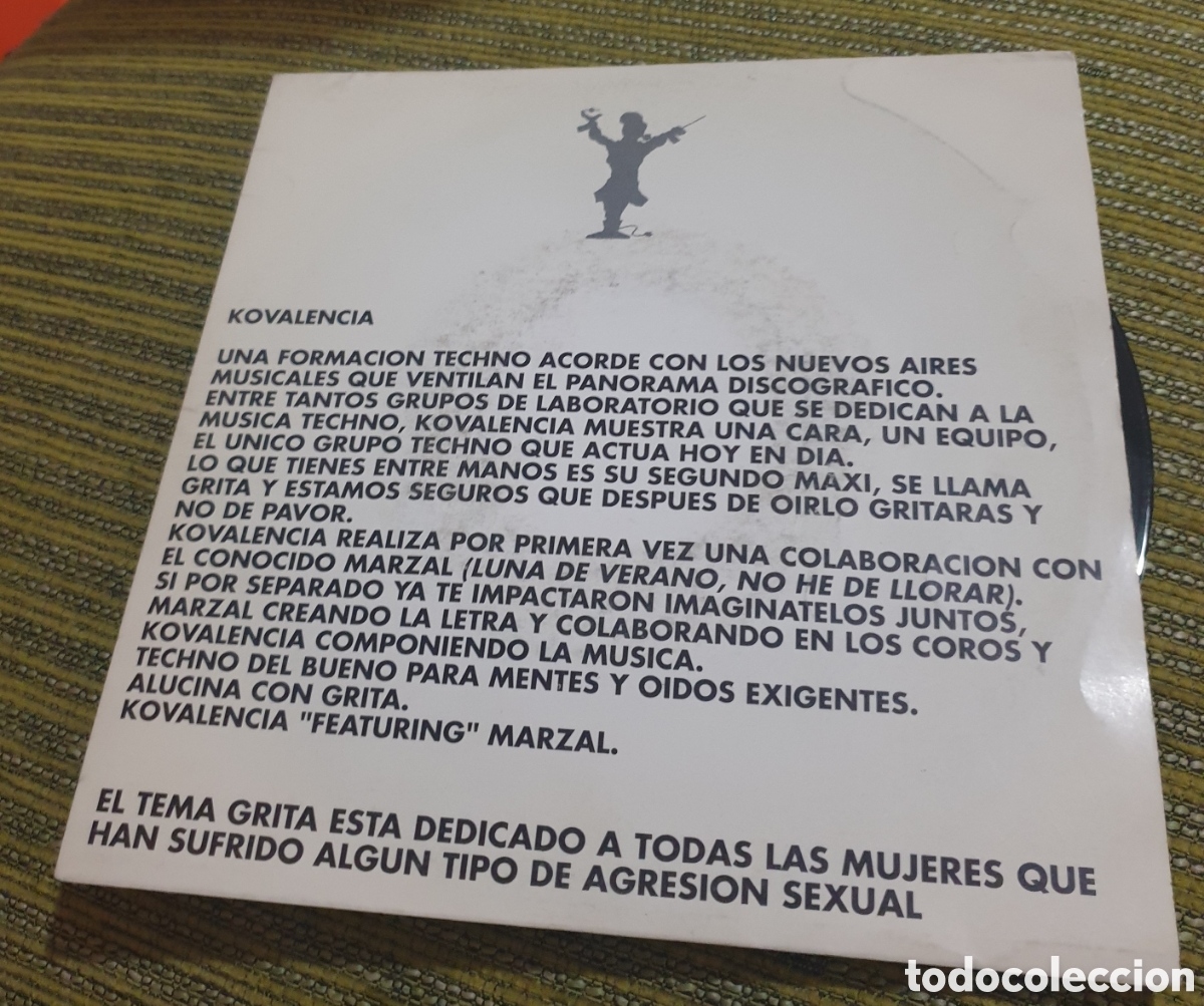 Discos de vinilo: Kovalencia - grita. Car crash - Foto 1