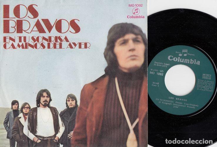 Discos de vinilo: LOS BRAVOS - EN TU SONRISA - SINGLE DE VINILO - CS-58 - Foto 1