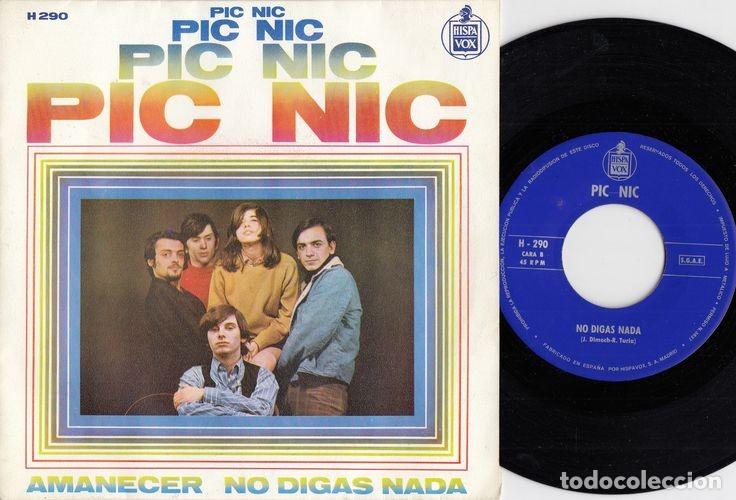 Discos de vinilo: PIC NIC - JEANETTE - AMANECER - SINGLE DE VINILO - CS7 - Foto 1