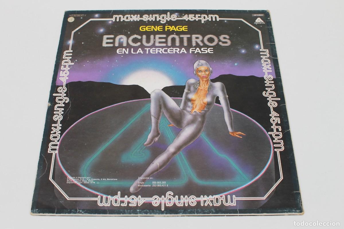 Discos de vinilo: MAXI SINGLE - ENCUENTROS EN LA TERCERA FASE - Foto 1