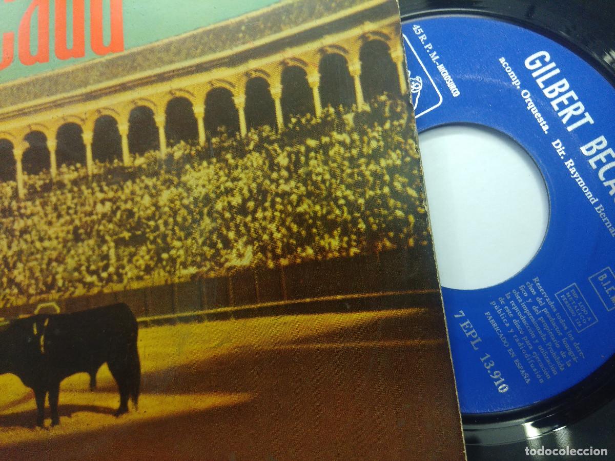 Discos de vinilo: GILBERT BECAUD/LA CORRIDA/SINGLE. - Foto 2