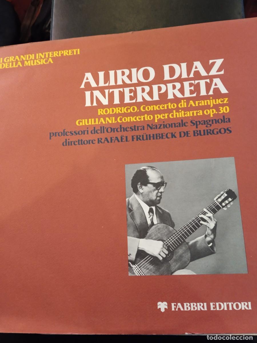 Discos de vinilo: ALIRIO DIAZ- CONCIERTO DE ARANJUEZ. LP - Foto 1