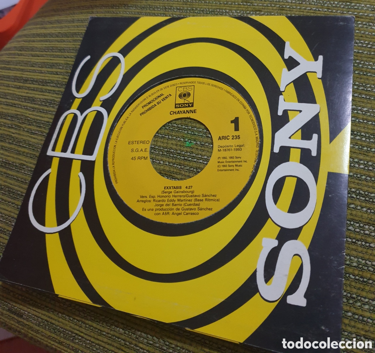 Discos de vinilo: Chayanne - extasis. Promoci&oacute;n - Foto 1