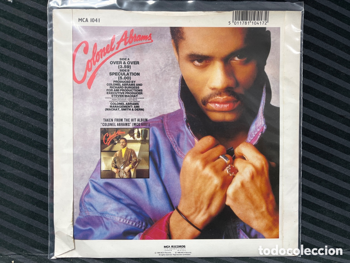 Discos de vinilo: Colonel Abrams - Over And Over (7&rdquo;) - Foto 2