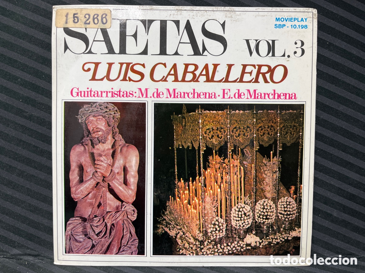 Discos de vinilo: Luis Caballero - Saetas Vol.3 (7&rdquo;, Single) - Foto 1