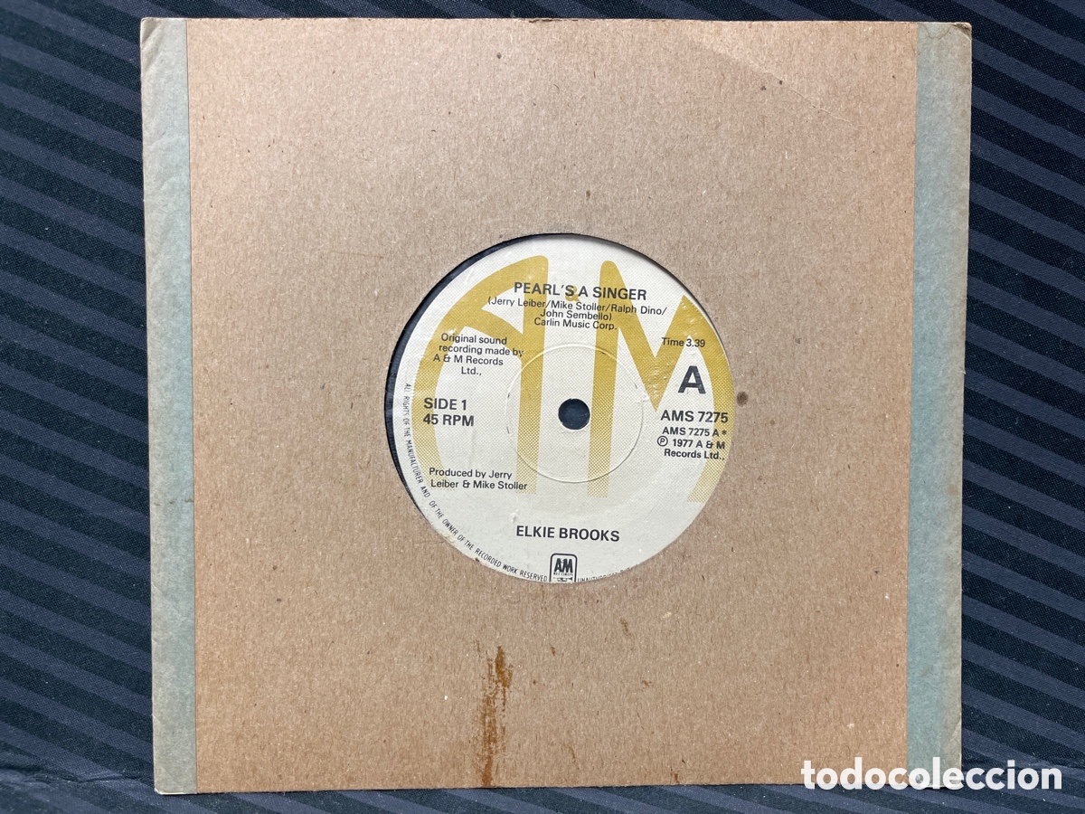 Discos de vinilo: Elkie Brooks - Pearls A Singer (7&rdquo;, Single) - Foto 1