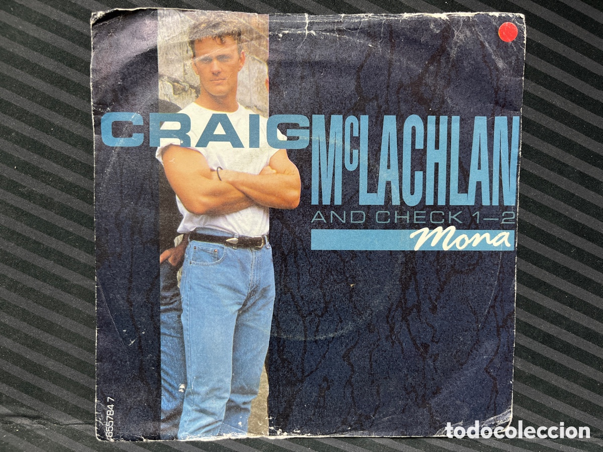 Discos de vinilo: Craig McLachlan And Check 1-2 - Mona (7&rdquo;, Single) Ed. UK - Foto 1