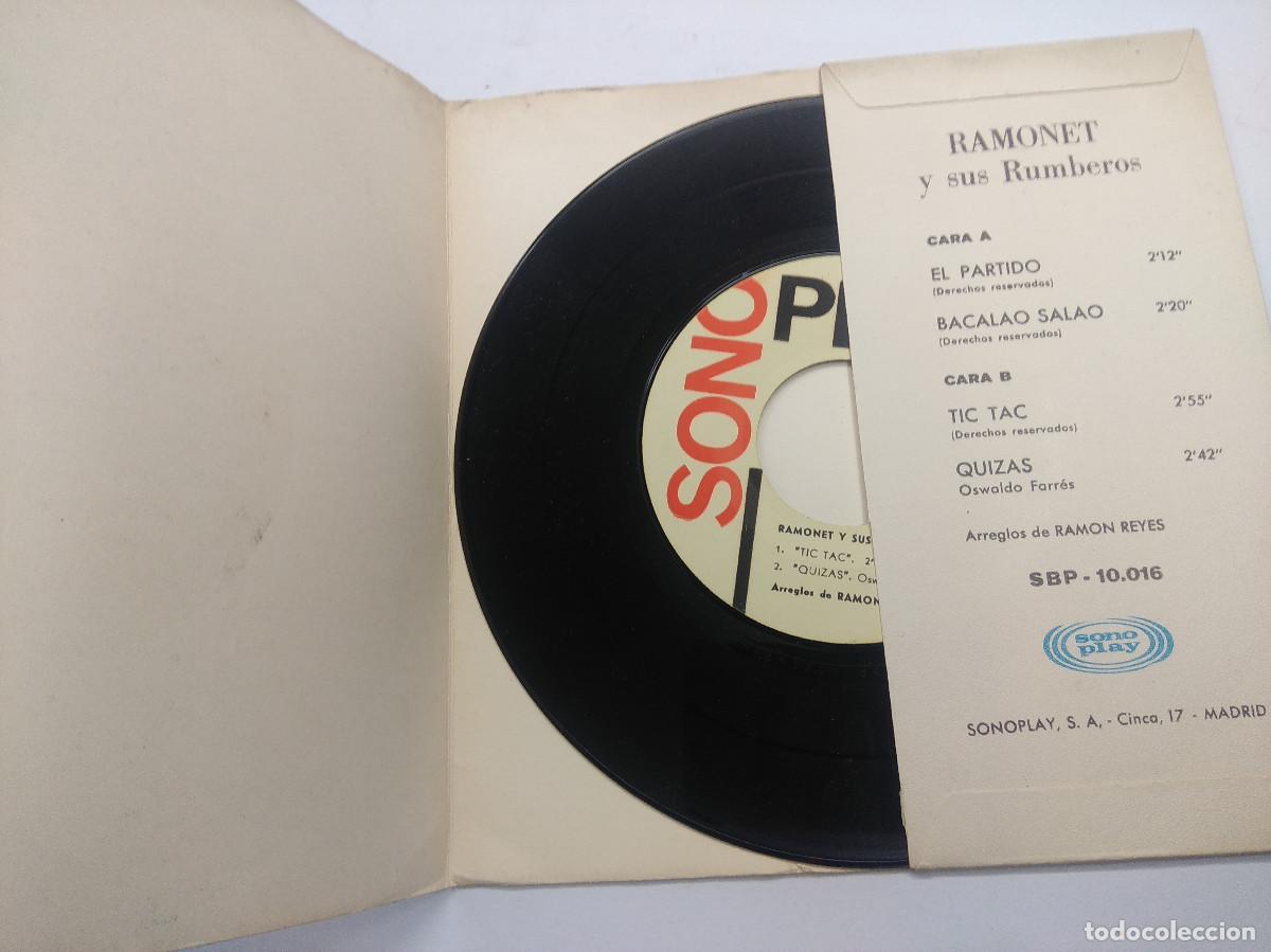 Discos de vinilo: RAMONET Y SUS RUMBEROS/EL PARTIDO/SINGLE. - Foto 1