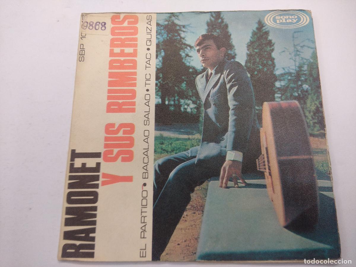 Discos de vinilo: RAMONET Y SUS RUMBEROS/EL PARTIDO/SINGLE. - Foto 2