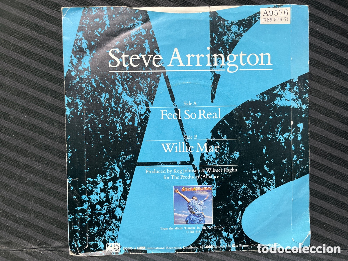 Discos de vinilo: Steve Arrington - Feel So Real (7&rdquo;, Single) Ed. UK - Foto 2