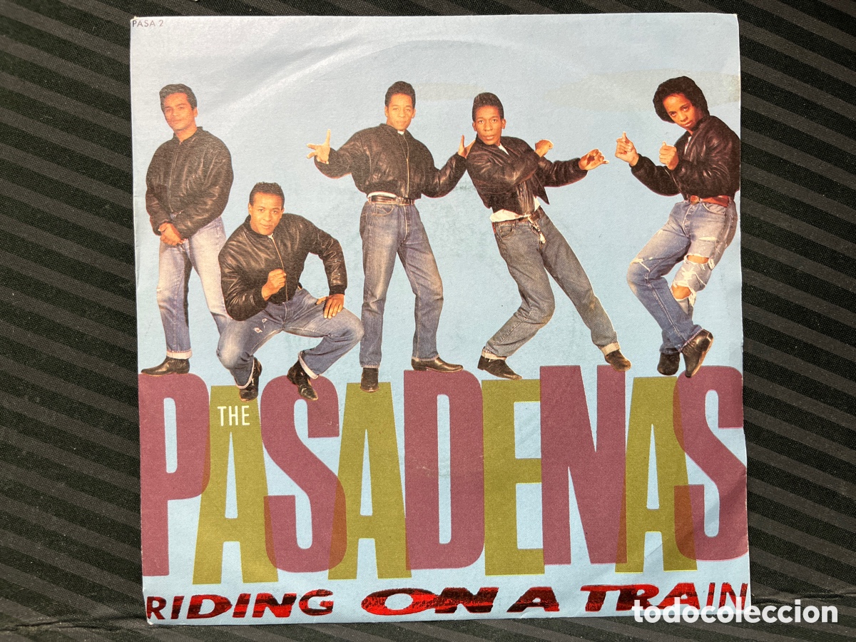 Discos de vinilo: The Pasadenas - Riding On A Train (7&rdquo;, Single) Ed. UK - Foto 1