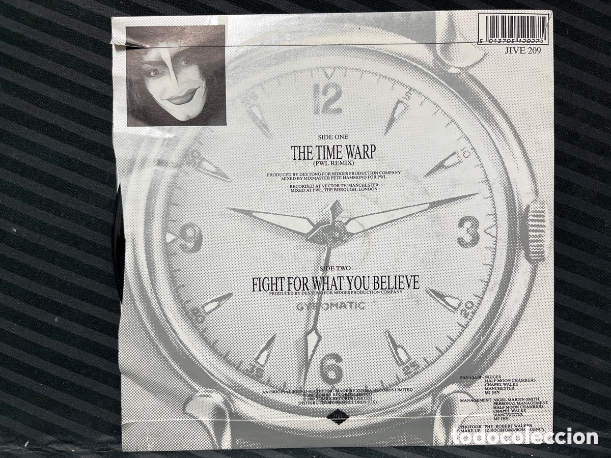 Discos de vinilo: Damian - The Time Warp (7&rdquo;, Single) Ed. UK - Foto 2