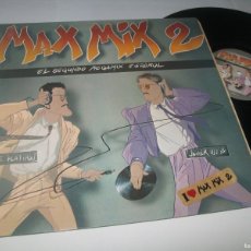 Discos de vinilo: MAX MIX 2 - EL SEGUNDO MEGAMIX ESPAÑOL ..LP DE 1985 - CARPETA ABIERTA - MAX - FUE UN VERDADERO BOOM. Lote 376026459