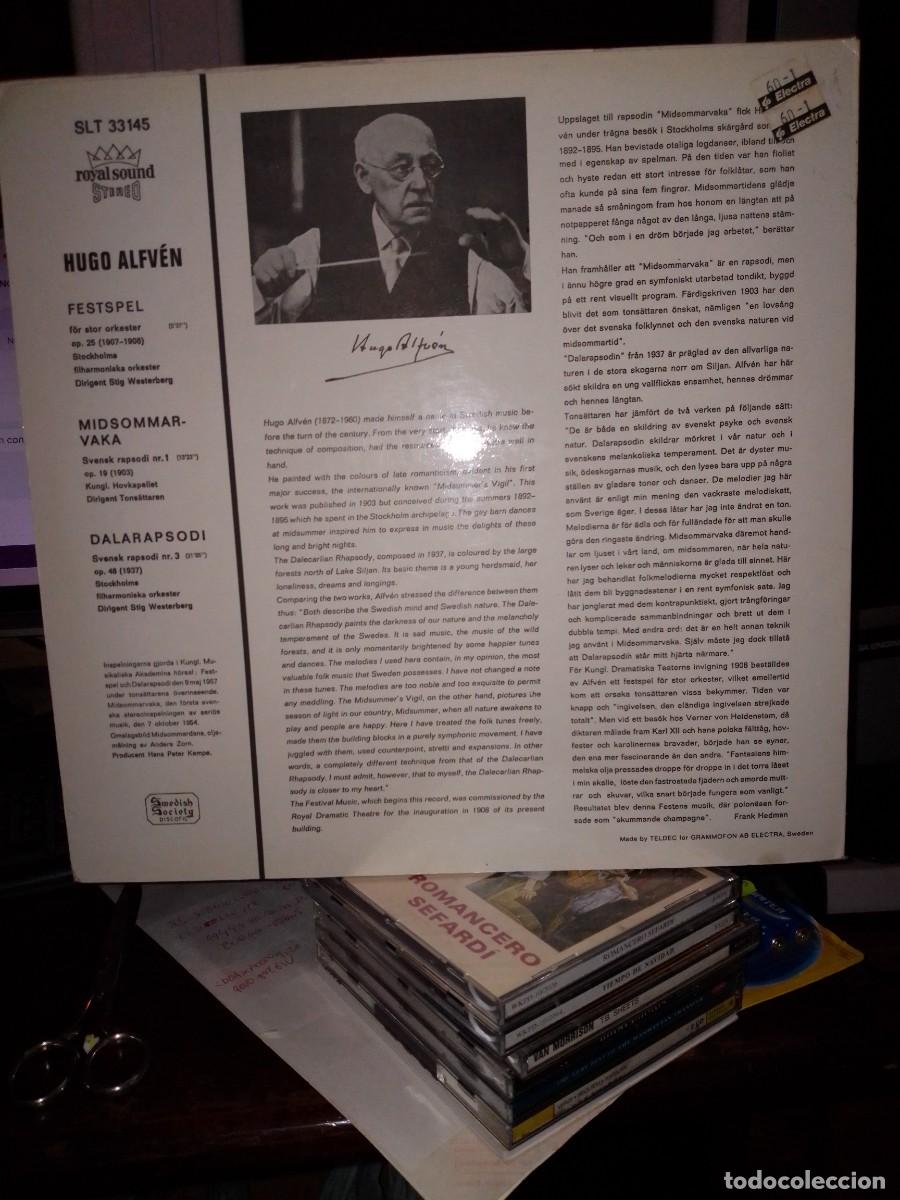 Discos de vinilo: M&uacute;sica de Hugo Alfven. - Foto 2