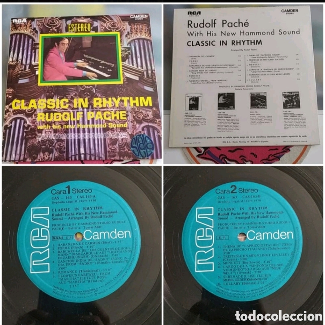 Discos de vinilo: Lote 4 Lps Rudolf Pache - Foto 4