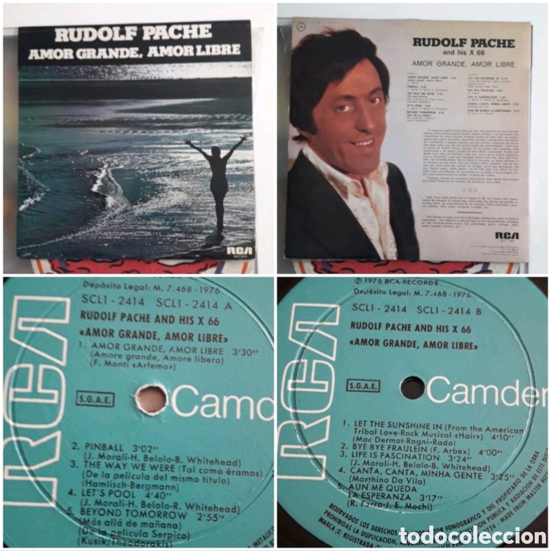 Discos de vinilo: Lote 4 Lps Rudolf Pache - Foto 5
