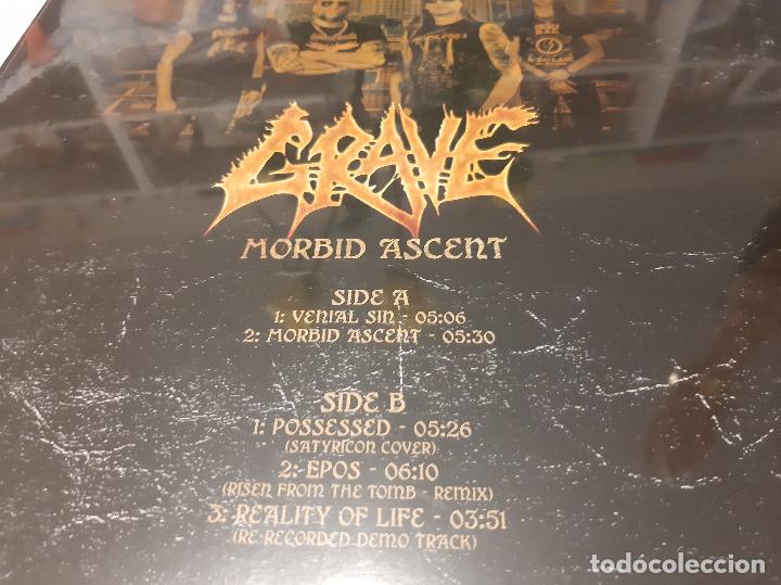 Discos de vinilo: GRAVE -MORBID ASCENT- (2013) EP 12&rdquo; - Foto 3