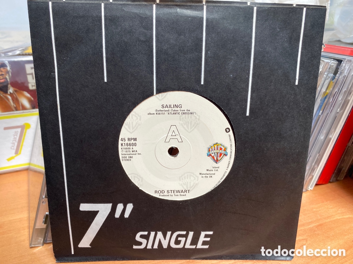 Discos de vinilo: Rod Stewart - Sailing (7&rdquo;, Single) UK - Foto 1