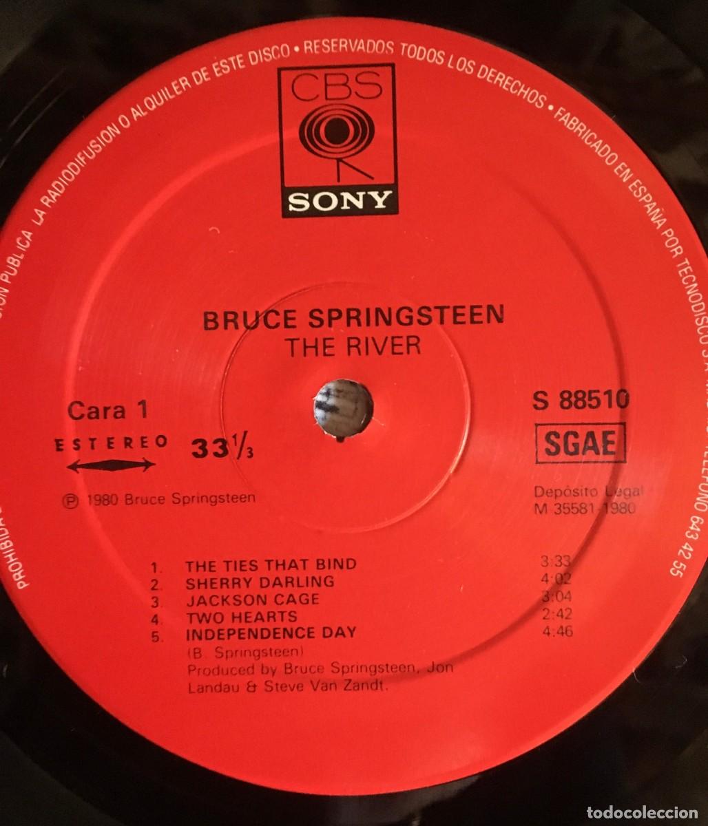 Discos de vinilo: BRUCE SPRINGSTEEN - THE RIVER, 2LPs CBS/SONY 1992 - Foto 2