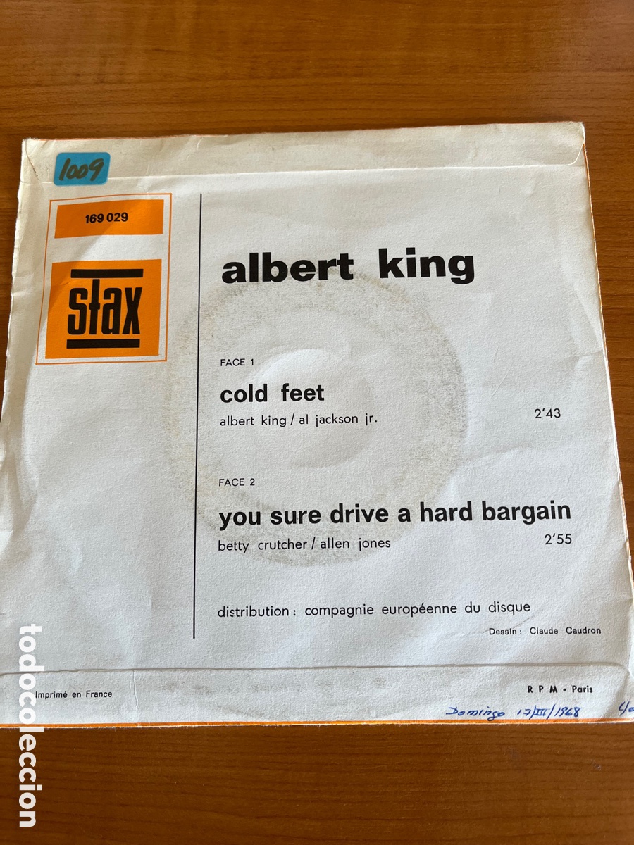 Discos de vinilo: Albert King - Cold feet - Foto 2