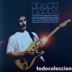 Discos de vinilo: FRANK ZAPPA – LIVE IN BARCELONA 1988 VOLUME TWO (THE CLASSIC SPANISH BROADCAST) DOBLE LP VINILO. Lote 376079044