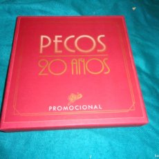 Discos de vinilo: PECOS. 20 AÑOS. PROMOCIONAL. CAJA CON 6 DISCOS + LIBRETO DE POEMAS. IMPECABLE (#*). Lote 376084774