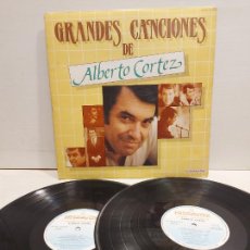 Discos de vinilo: ALBERTO CORTEZ / GRANDES CANCIONES / DOBLE LP GATEFOLD - HISPAVOX-1983 / MBC. ***/***