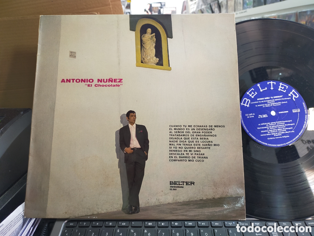 Discos de vinilo: Antonio N&uacute;&ntilde;ez el chocolate LP 1971 - Foto 1