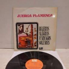 Discos de vinilo: JUERGA FLAMENCA / VARIOS ARTISTAS / LP - GRAMUSIC-1971 / MBC. ***/***. Lote 376094749