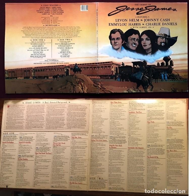 Discos de vinilo: The Legend Of Jesse James - johnny cash, emmylou harris,charlie daniels, levon helm, ORG UK EDT, EXC