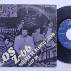 Discos de vinilo: LOS Z 66 - 45 SPAIN - VG * NOCHES DE BLANCO SATEN / KEEP ON * 1968. Lote 376121709