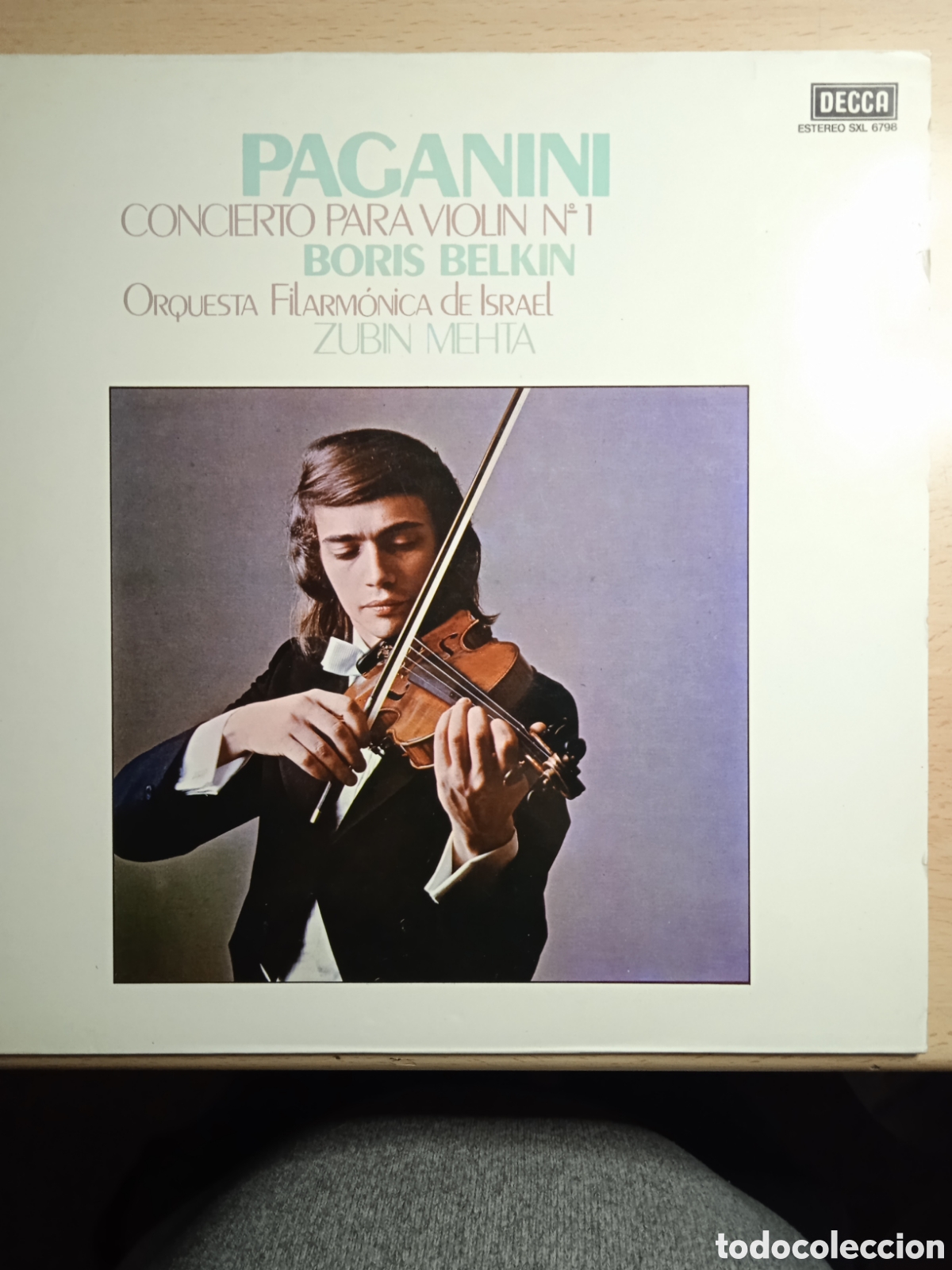 Discos de vinilo: LP Paganini. Concierto para viol&iacute;n N1.1982.Belkin.Mehta.