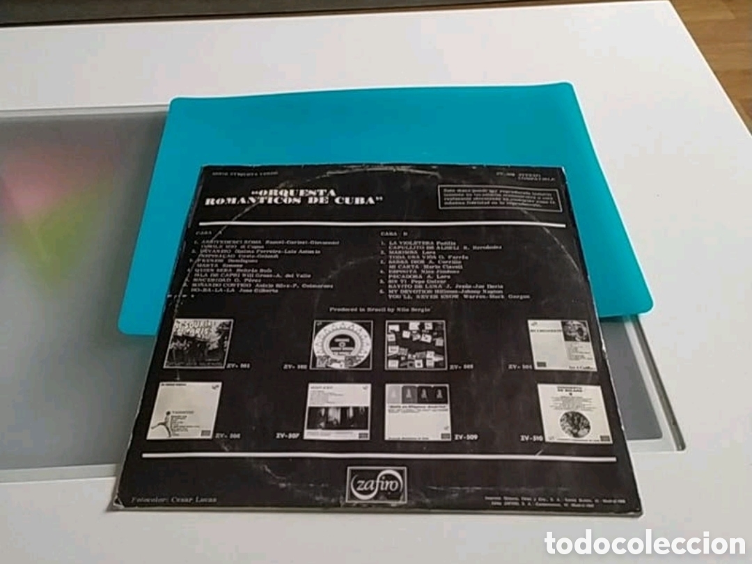 Discos de vinilo: Lp Orquesta romanticos de Cuba - Foto 2
